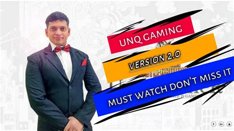 Unq Gaming Version 20 Pubg Mobile 2020 Youtube