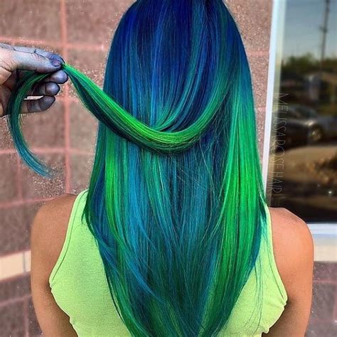 Top 100 Best Turquoise Ombre Hairstyles For Women Vivid Hair Ideas