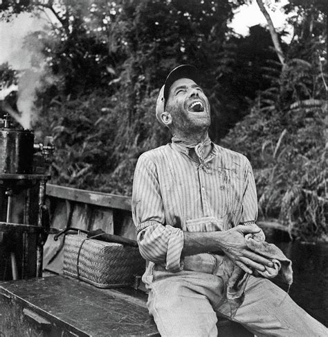 Humphrey Bogart As Boat Navigator Charlie Allnut In The African Queen