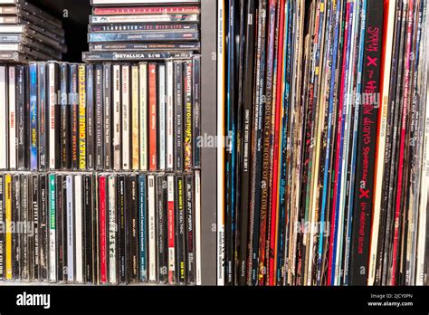 Collection De Disques En Vinyle Cd Collection De Cd Pochettes De