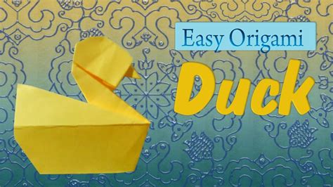 Easy Origami Duck Tutorial Henry Phạm
