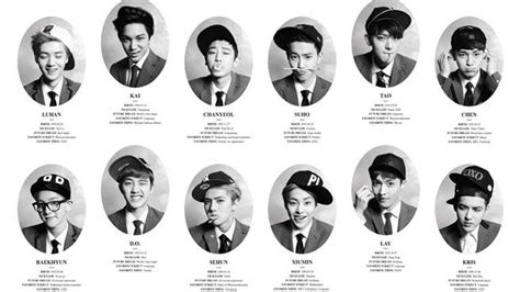 The group originally consisted of twelve members; exo members names - Google Search | Exo album, Exo teaser ...