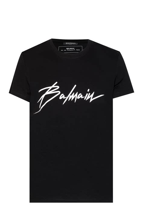 Balmain Balmain Logo T Shirt Clothing From Circle Fashion Uk