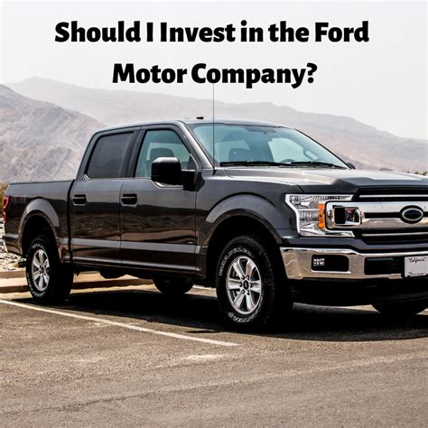 Should I Invest In Shares In The Ford Motor Company Hubpages