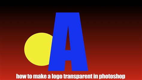 logo transparent  photoshop youtube