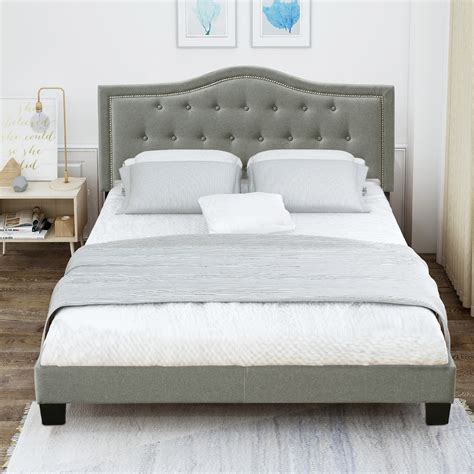 A good night's sleep starts with the right mattress & bed. Clearance!Queen Platform Bed Frame with Headboard, Modern ...