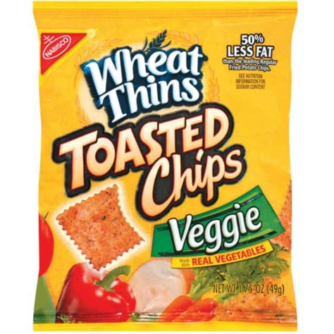 Wheat Thins Veggie Toasted Chip 175 Oz Bag 60 Per Case 60 175
