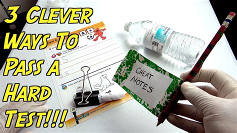 3 clever ways to pass a hard test or exam using school supplies school life hacks nextraker