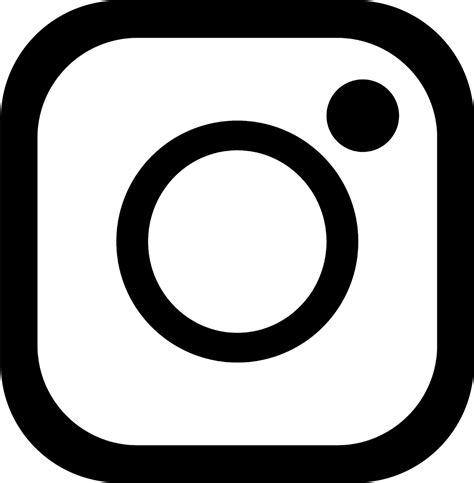 106 Instagram Icon Png Transparent Black Gratis