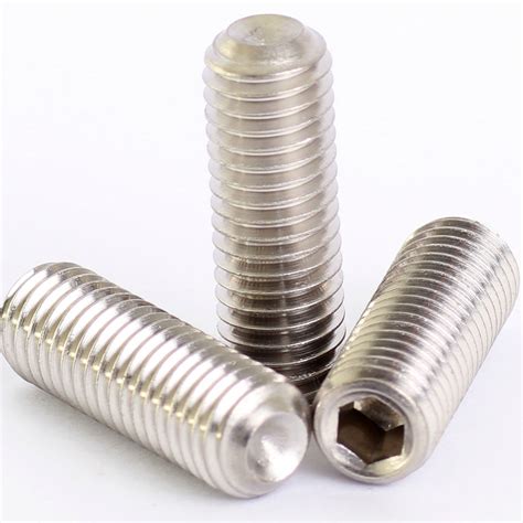 M16 M2 M25 M3 A2 Stainless Grub Screws Cup Point Hex Socket Set Screw