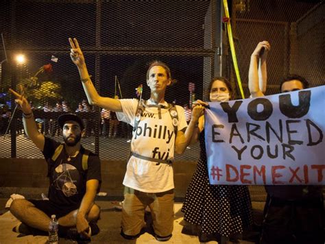 Protests At The Democratic National Convention