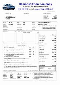Vehicle Invoice Template Printable Invoice Template