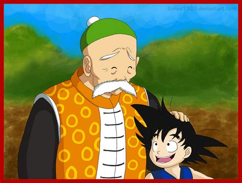 grandpa gohan and goku by bonez1925 on deviantart