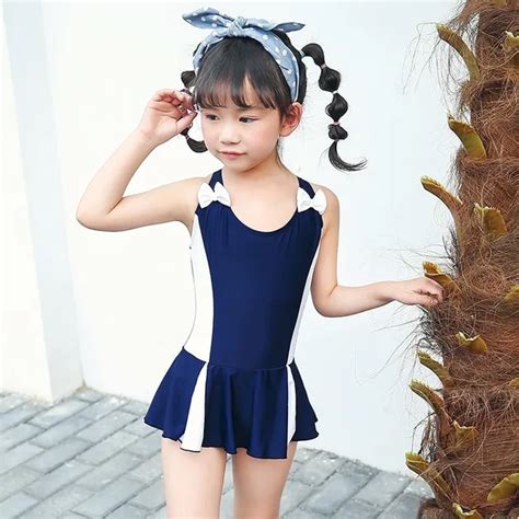 Swim Skirt Kids Bathing Suit Girl Swim Wear One Piece Swimwear Dress