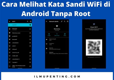 Cara Mengetahui Sandi Wifi yang Belum Terhubung Terbukti Berhasil