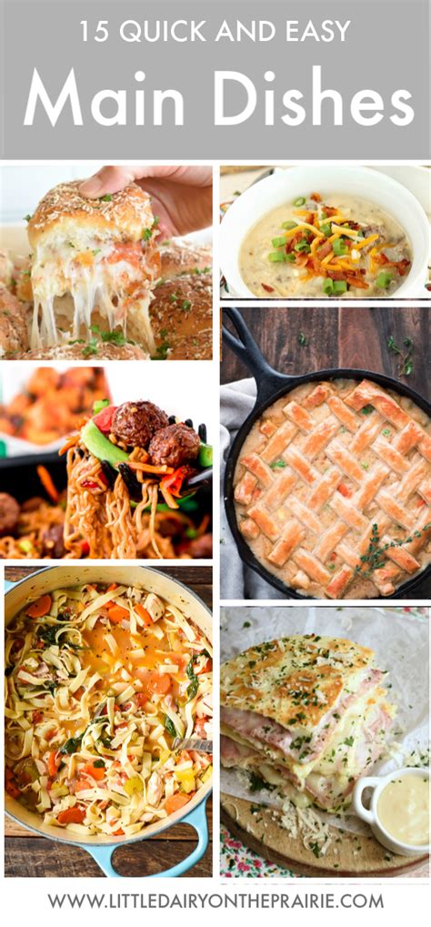 15 Quick And Easy Main Dish Recipes Pitchfork Foodie Farms