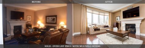 Before And After Home Staging Portfolio By The Urban Group Home Staging
