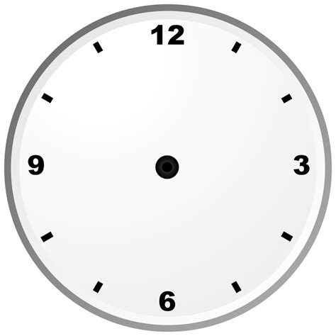 Free and Printable Clock Faces Templates | Activity Shelter