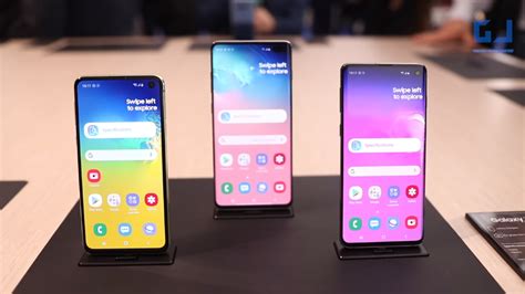 The samsung galaxy s10 plus features a 6.4 display, 12 + 12 + 16mp back camera, 10 + 8mp front camera, and a 4100mah battery capacity. Samsung Galaxy S10, Galaxy S10+, Galaxy S10e officially ...