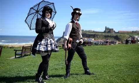 goth festival in whitby uk whitby goth weekend steampunk festival steampunk costume