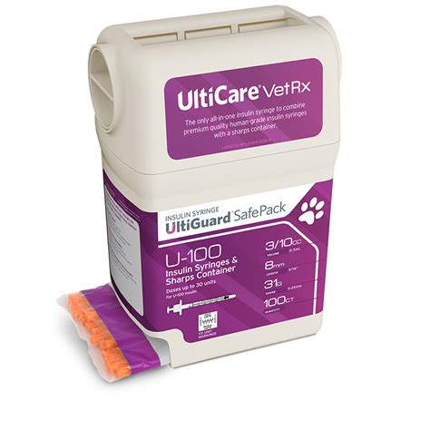 Ulticare Vetrx Ultiguard Safe Pack U 100 Insulin Ultimed Inc