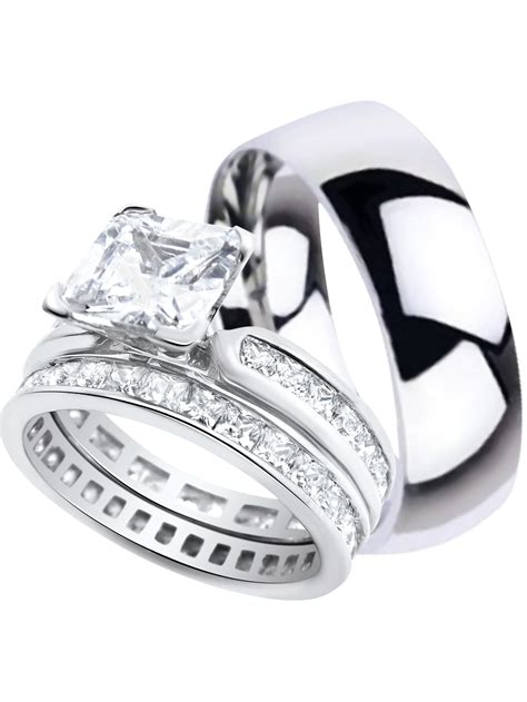 Check spelling or type a new query. LaRaso & Co - His and Hers Wedding Ring Sets Matching ...