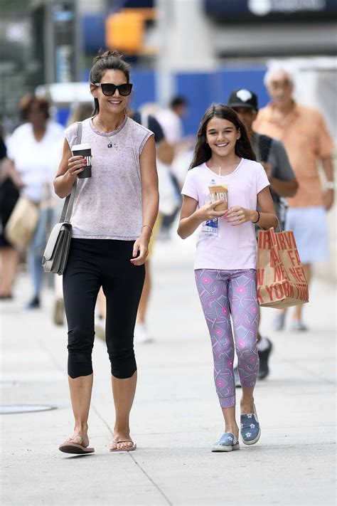 Katie Holmes And Suri Cruise Are All Smiles As They Step Out For Stroll