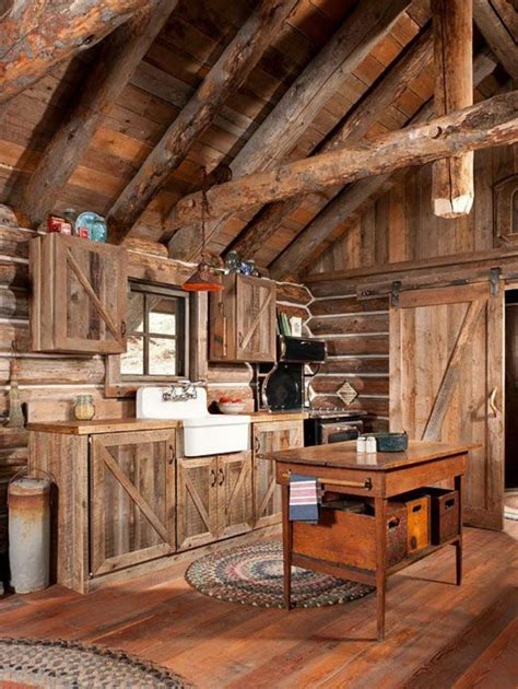 9 Cabin Interior Ideas Woodz Log Cabin Kitchens