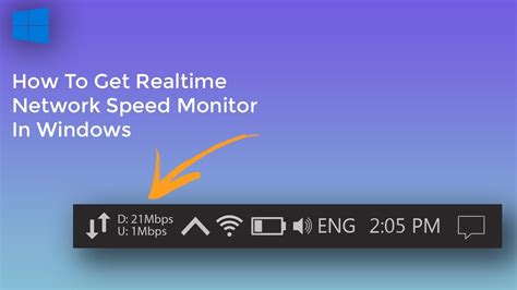 How To Display Internet Speed On Taskbar In Windows Youtube