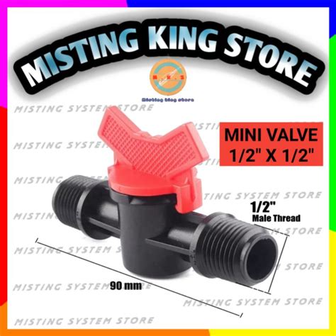 Jual Mini Valve Kran Inch Drat Luat Male Thread Pvc Keran Stop