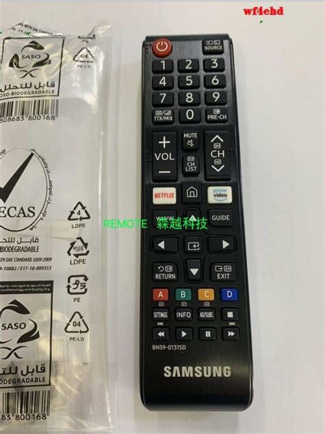Original Remote Control Bn59 01315d F Suitable For Samsung Lcd Led 4k