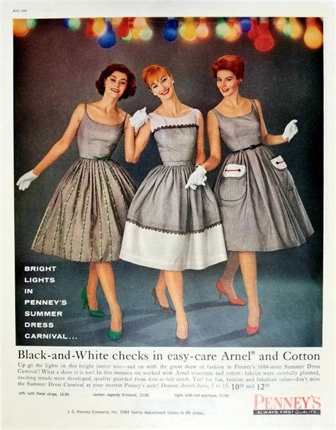 1960 Penneys Department Store Vintage Advertisement Boutique Etsy