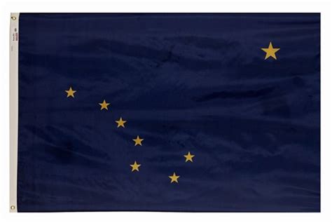 Alaska State Flag 6x10 Feet Spectramax Nylon By Valley Forge Flag