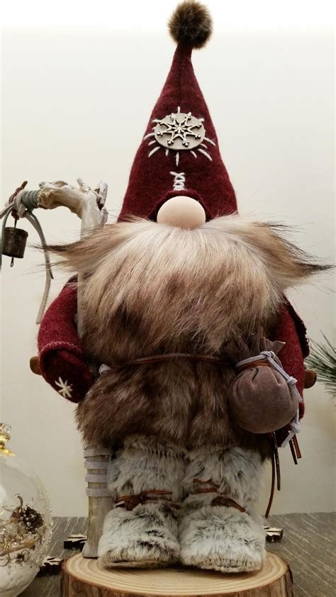 Large Christmas Gnome Scandinavian Shepherd And Trapper 8 Christmas