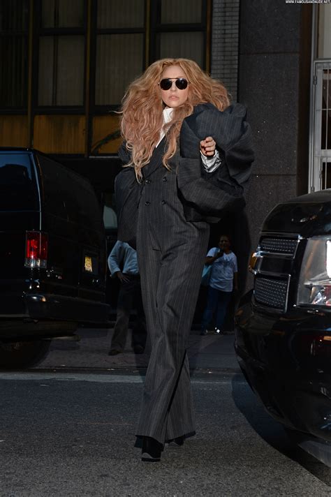 Lady Gaga New York New York Celebrity Beautiful Babe Posing Hot Fashion