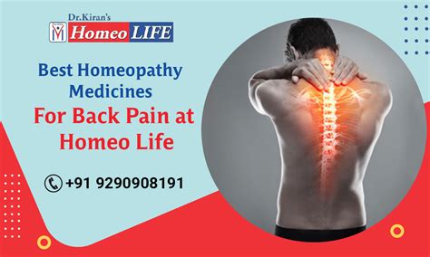 Lower Back Pain Homeopathy Homeolife