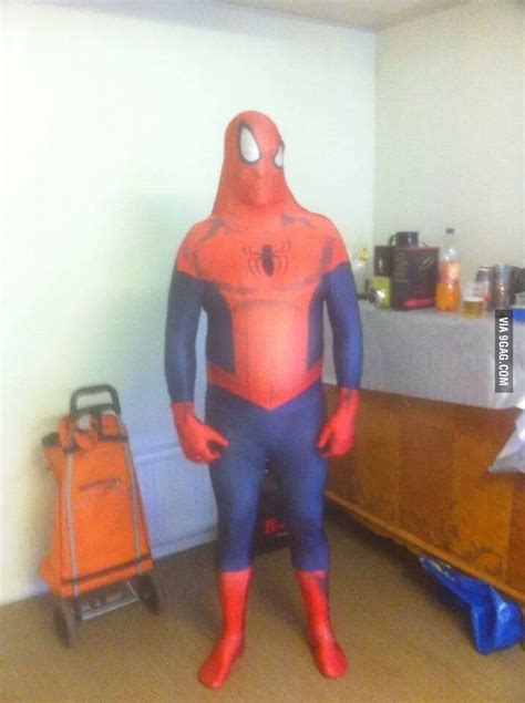 So My Cousin Bought A One Size Fits All Spider Man Costume Cosplay Spiderman Funny