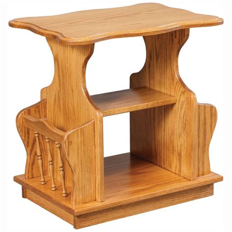 Just the right size next to your sofa or favorite chair, this accent table is perfect for holding a cup of coffee, magazines, remote controls and more. Magazine Table - Home Wood Furniture