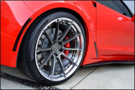 Chevrolet Corvette C7 Z06 Red Signature Sv303s Wheel Front