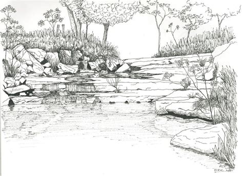 Detailed Landscape Coloring Pages For Adults Part 5