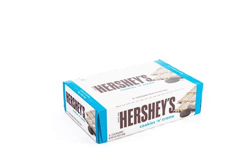 Cookies N Creme Hersheys Milk Chocolate Bar Bulk Box 155 Oz 36 Ct