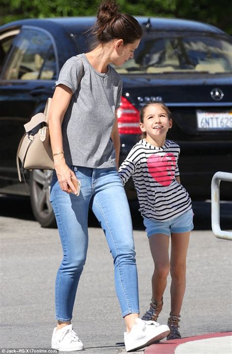 katie holmes hits the kardashians favourite mall with daughter suri daily mail online