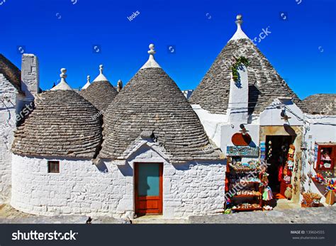 Unique Trulli Houses Conical Roofs Alberobello Stock Photo 139604555