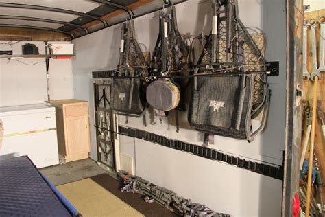 A 4×6 or 5×5 floorplan would give just a little more room for storage, another person, or more room to pull a bow, but makes unusable waste if you're using 8′ lengths of 2×4's. Equipping Your Own DIY Hunting Trailer | OutdoorHub