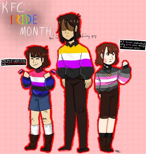 I Made A Little Pride Month Drawing For The Kfc Gang I Made Their
