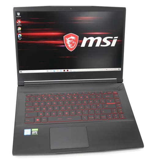 Msi Gf65 156 Gaming Laptop Rtx 2060 I7 9750h 8gb Ram 256gb Ssd