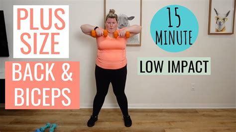 Plus Size Upper Body Strength Dumbbell Workout For Obese Beginners
