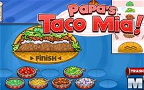 Con nuestra colección de juegos de cocina gratis, aprenderás a preparar las. Papa's Taco Mia - Minigamers.com