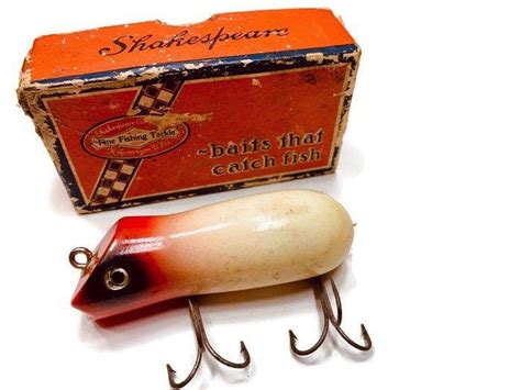 S Shakespeare Genuine Swimming Mouse Wood Fishing Lure With Box Wr