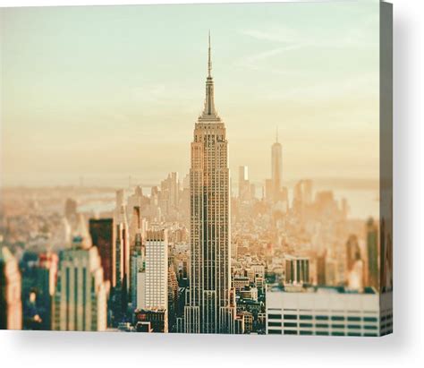 New York City Skyline Dream Acrylic Print By Vivienne Gucwa